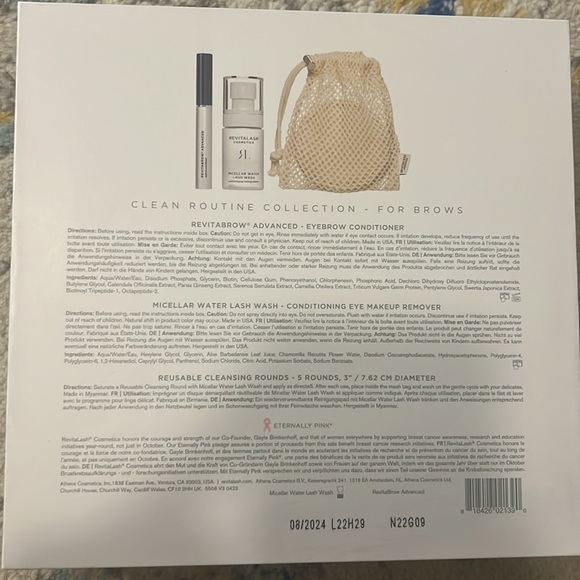 Revitalash eyelash cosmetics clean routine collection never opened brand new - Picture 7 of 7